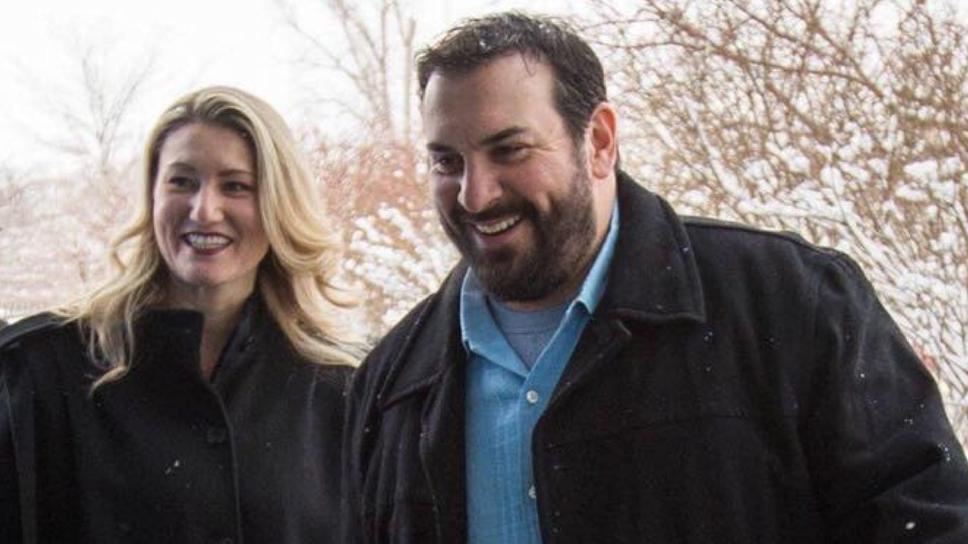 Matt Patricia and his wife, Raina