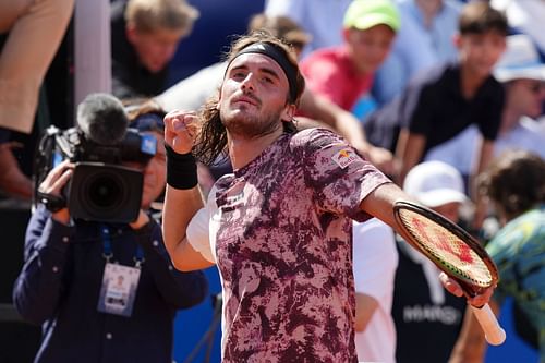 Stefanos Tsitsipas at the Barcelona Open Banc Sabadell 2023