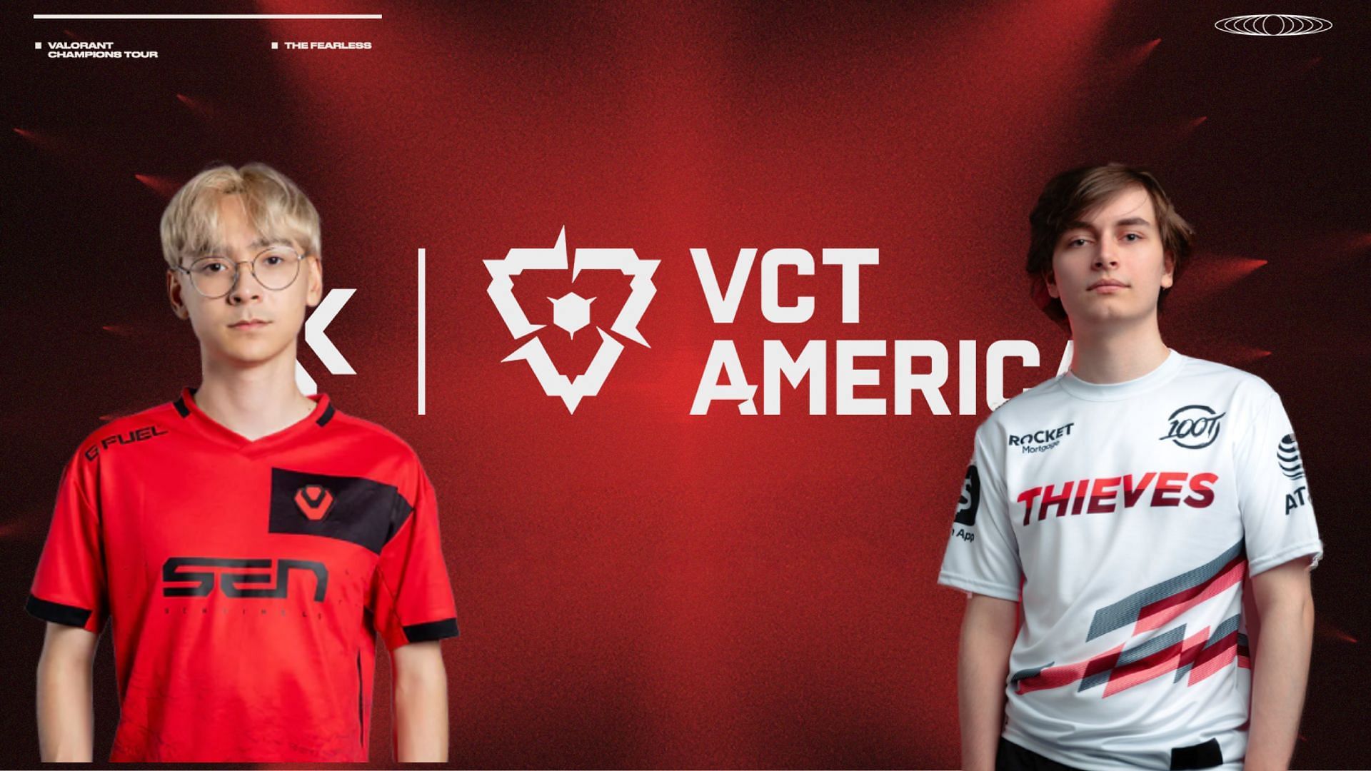 Sentinels vs 100 Thieves will take on each other on the first game of VCT Americas League 2023 (Image via Sportskeeda)