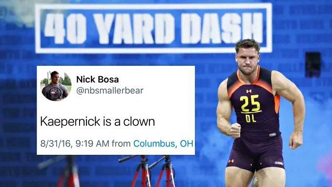 Nick Bosa deleted Donald Trump, Kaepernick tweets prior to NFL