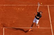 Daniil Medvedev pictured at the 2023 Rolex Monte-Carlo Masters - Day Four.