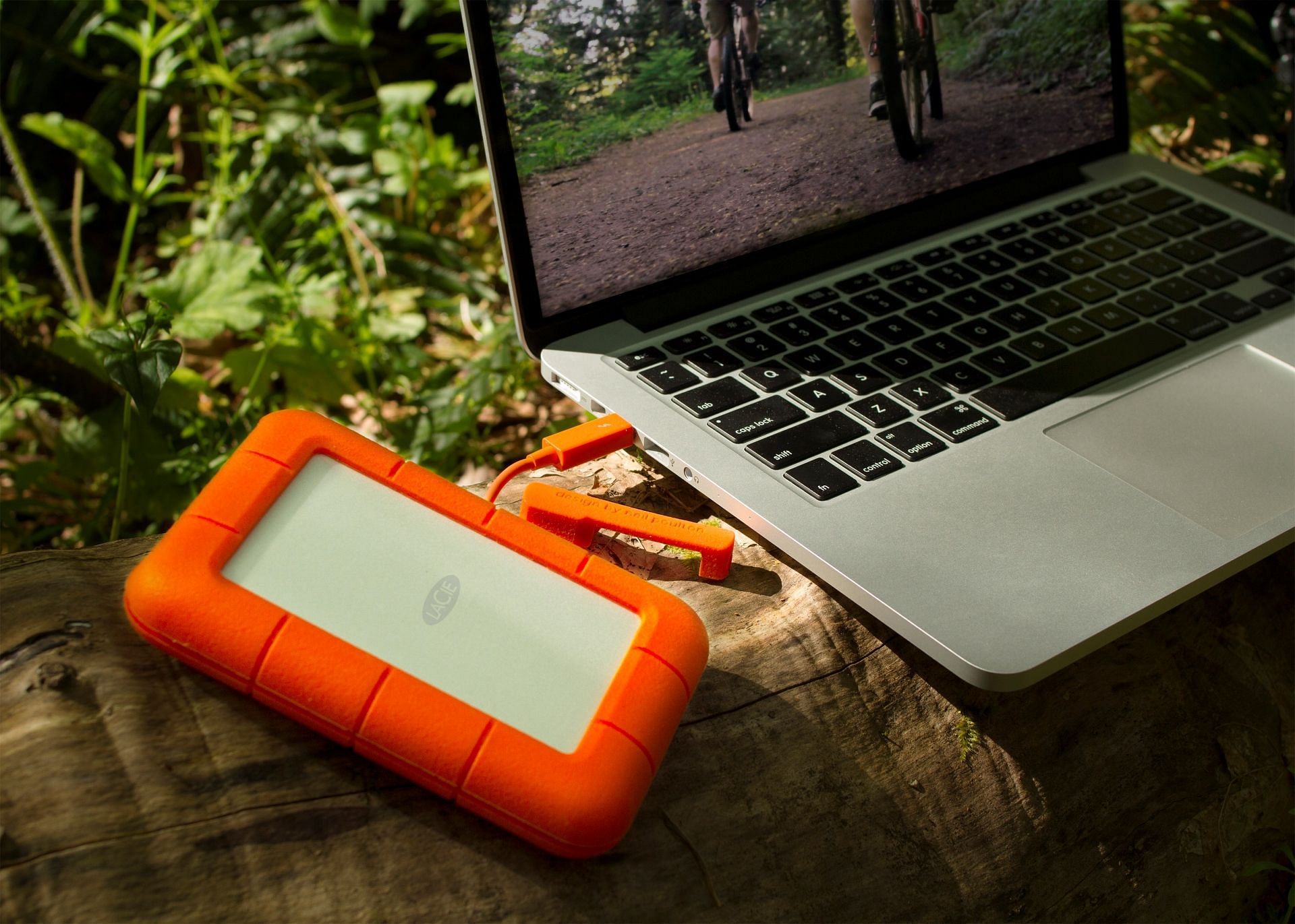 A rugged external hard drive from Lacie (Image via Lacie)