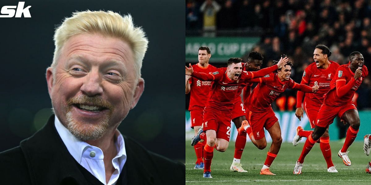 Boris Becker congratulates Liverpool F.C.