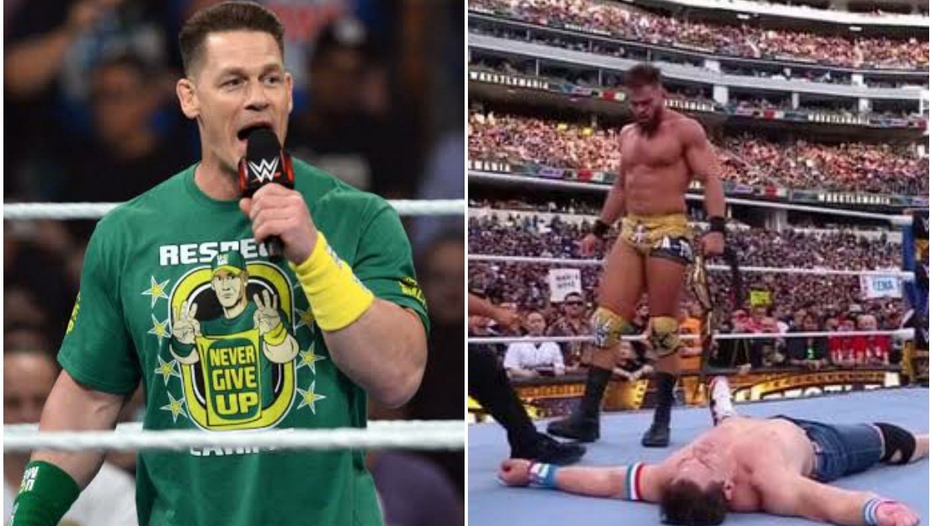 John Cena could face Austin Theory in a rematch following WrestleMania 39.