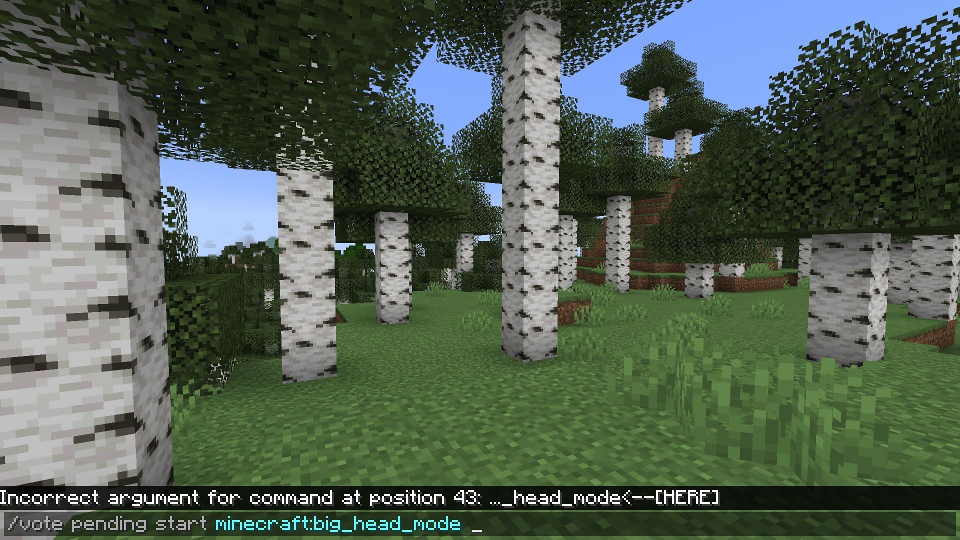 Activating a proposal using commands (Image via Mojang)