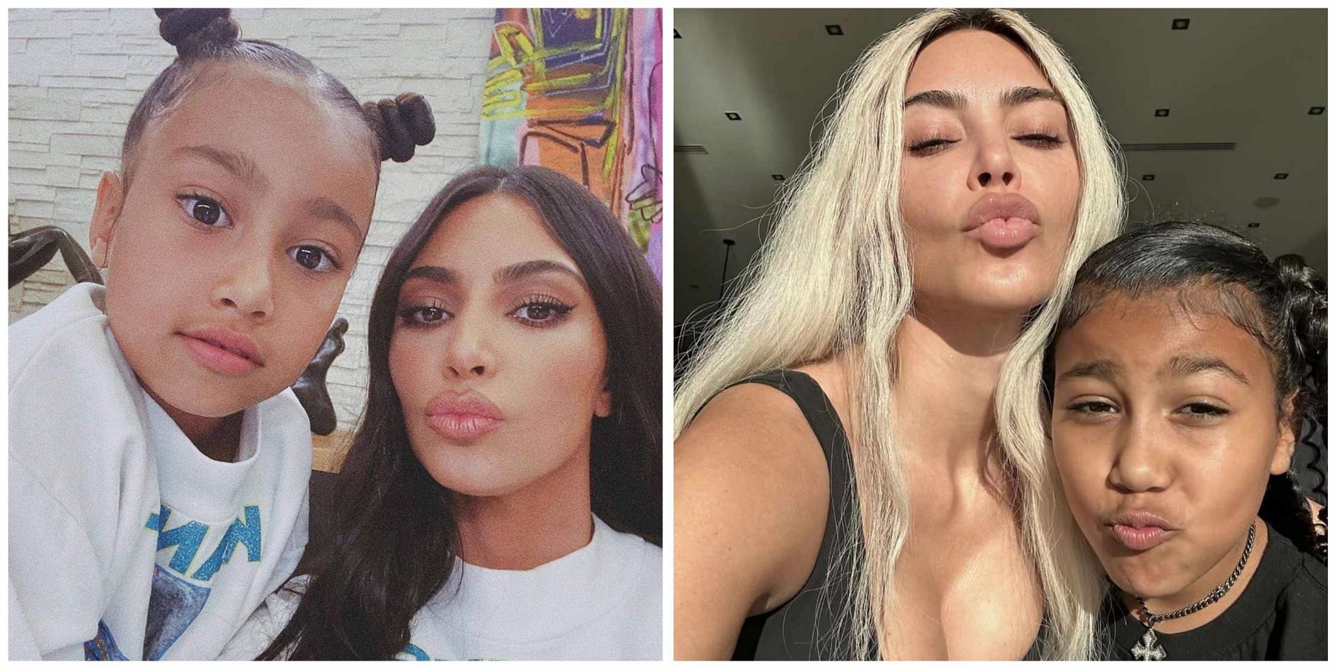 Social media users shared hilarious reactions as North West and Kim