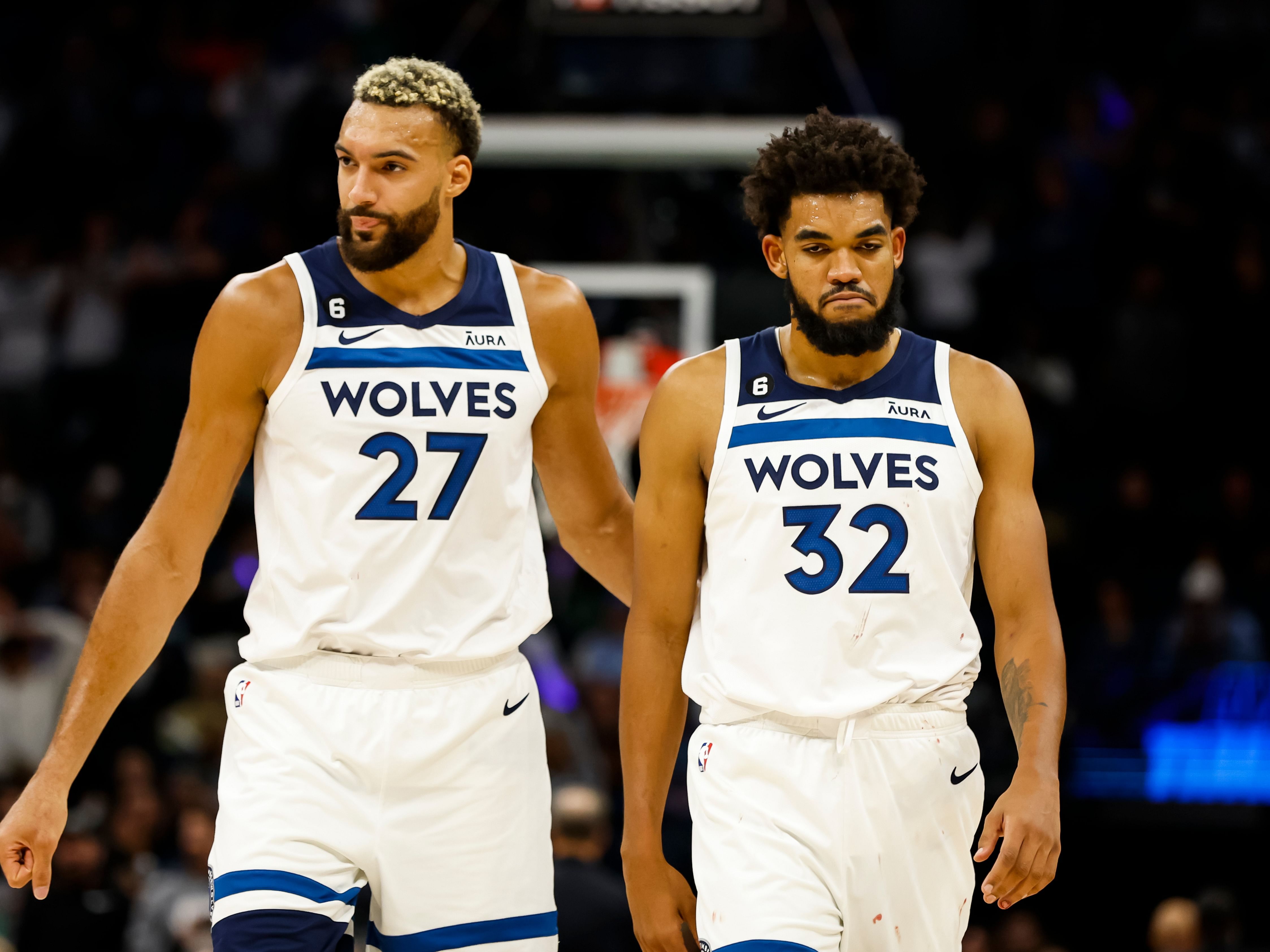 Rudy Gobert and Karl-Anthony Towns