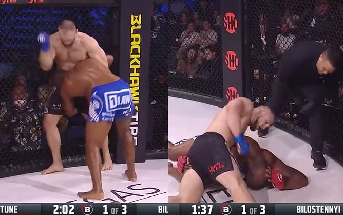 UFC champion blasts Bellator 294 referee for allowing blows to the back of the head and people supporting him