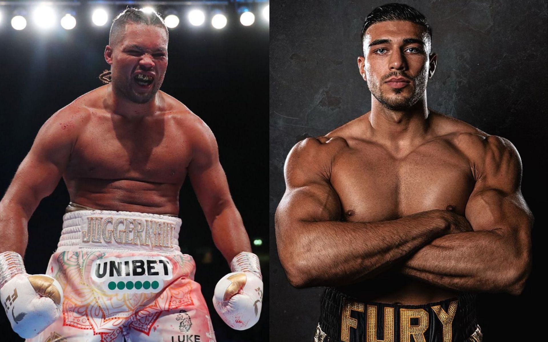 Joe Joyce (Left) and Tommy Fury (Right) [Images via: @joejoyceboxing and @tommyfury on Instagram]