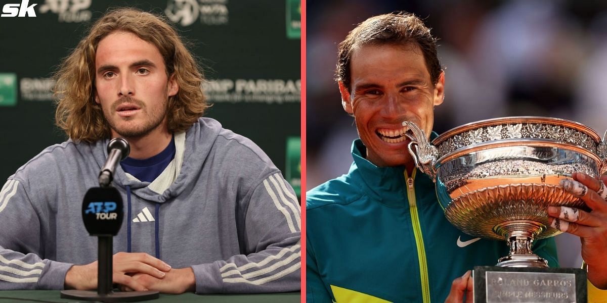 Stefanos Tsitsipas said that no player on this planet could be compared to Rafael Nadal on clay 