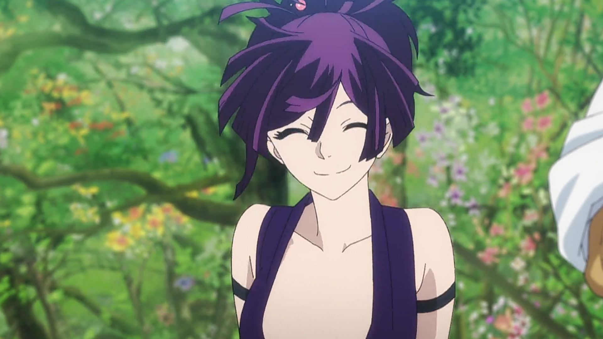 looking at viewer, Hell's Paradise: Jigokuraku, anime girls, two tone hair,  Anime screenshot