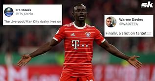 “Finally, a shot on target” “Liverpool/Man City rivalry lives on” – Fans react as Sadio Mane allegedly punches Bayern teammate during bust-up