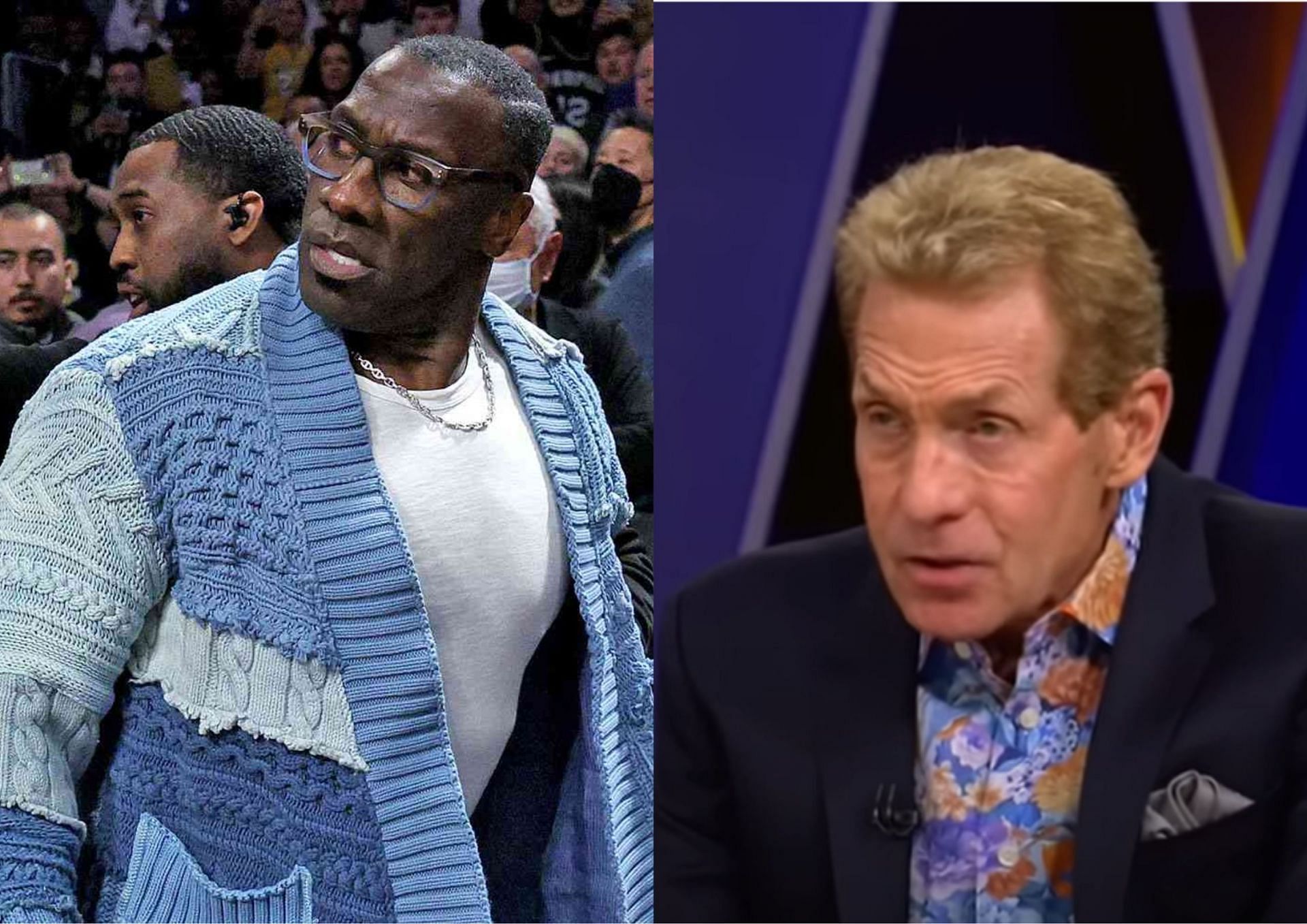 &quot;The Undisputed&quot; co-hosts Shannon Sharpe and Skip Bayless.