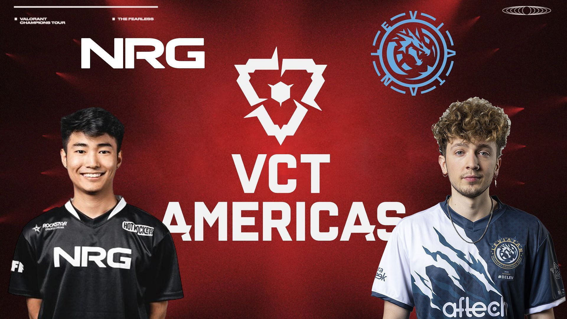 NRG Esports vs Leviat&aacute;n at VCT Americas League 2023 (Image via Sportskeeda)