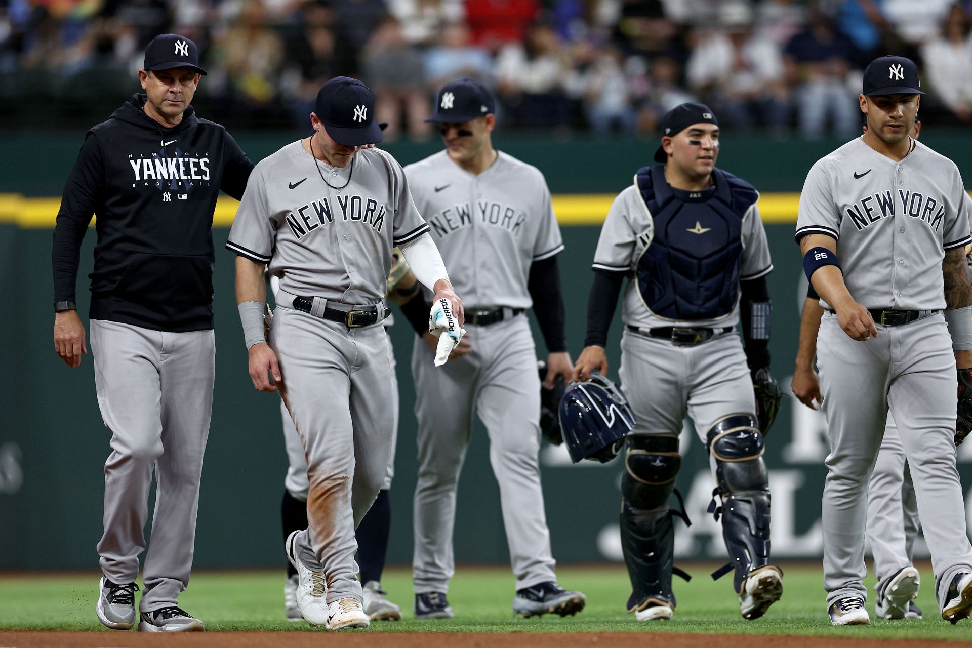 New York Yankees fans upset with team's offense after shutout loss against  the Texas Rangers: Tough to watch No offense again? I'm shocked!