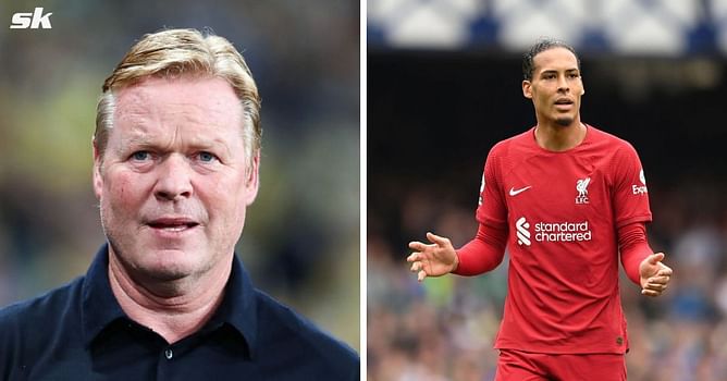 "Poor form also has to do with the team" - Ronald Koeman aims dig towards Liverpool while discussing Virgil van Dijk's performances this season