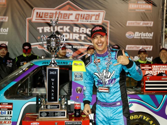 Joey Logano unlocks personal achievement at Bristol Motor Speedway after winning NASCAR Truck race in thumping manner