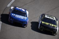Kyle Larson and William Byron in the NASCAR Cup Series Toyota Owners 400