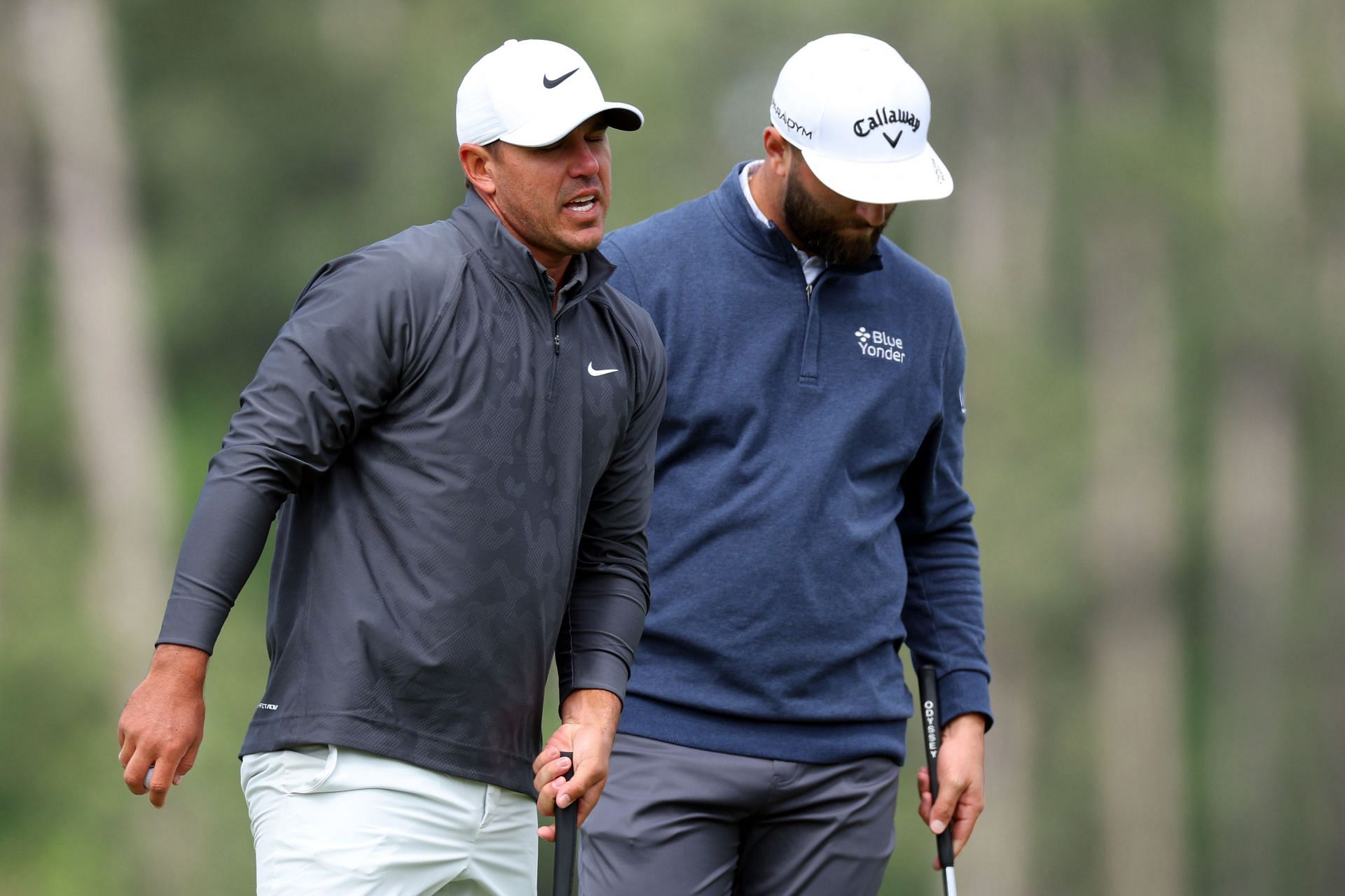 Brooks Koepka and Jon Rahm at the 2023 Masters