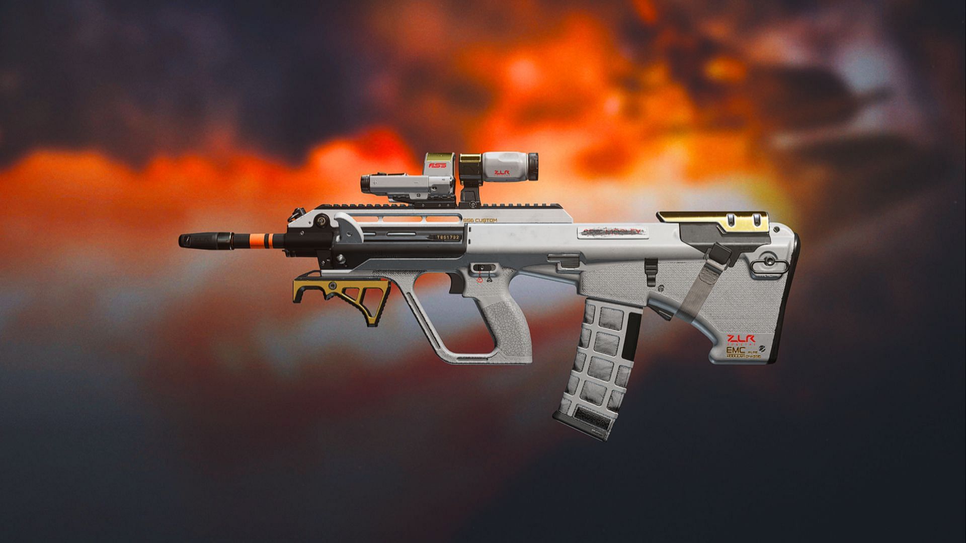 The T-Minus weapon blueprint for the STB 556 in Warzone 2 (Image via Activision)