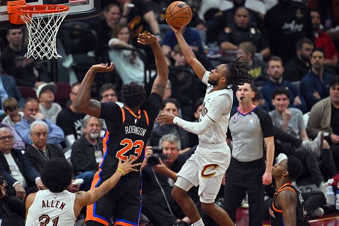Darius Garland joins LeBron James and Kyrie Irving with Historic Playoff Half Scoring for Cavs