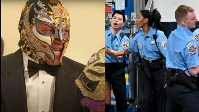 Rey Mysterio's mask designer who was present at Hall of Fame event once framed current WWE star and got them arrested with serious charges