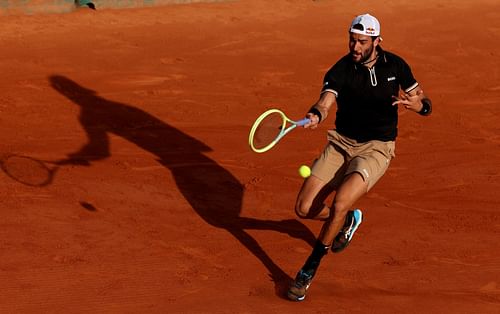 Matteo Berretini at the Rolex Monte-Carlo Masters