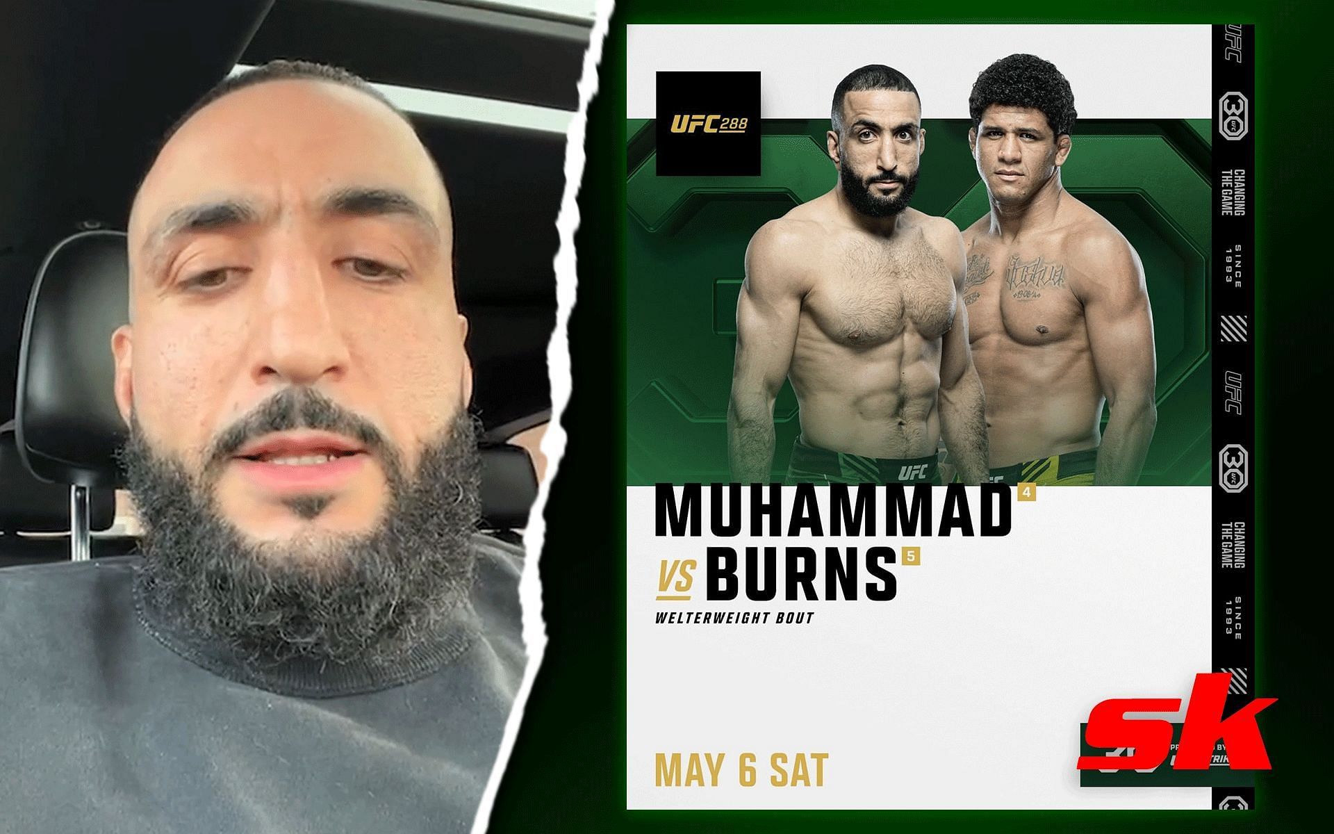 Belal Muhammad Vs. Gilbert Burns: Belal Muhammad Reveals He Is An ...