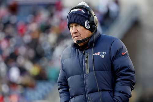 Bill Belichick at Cincinnati Bengals v New England Patriots