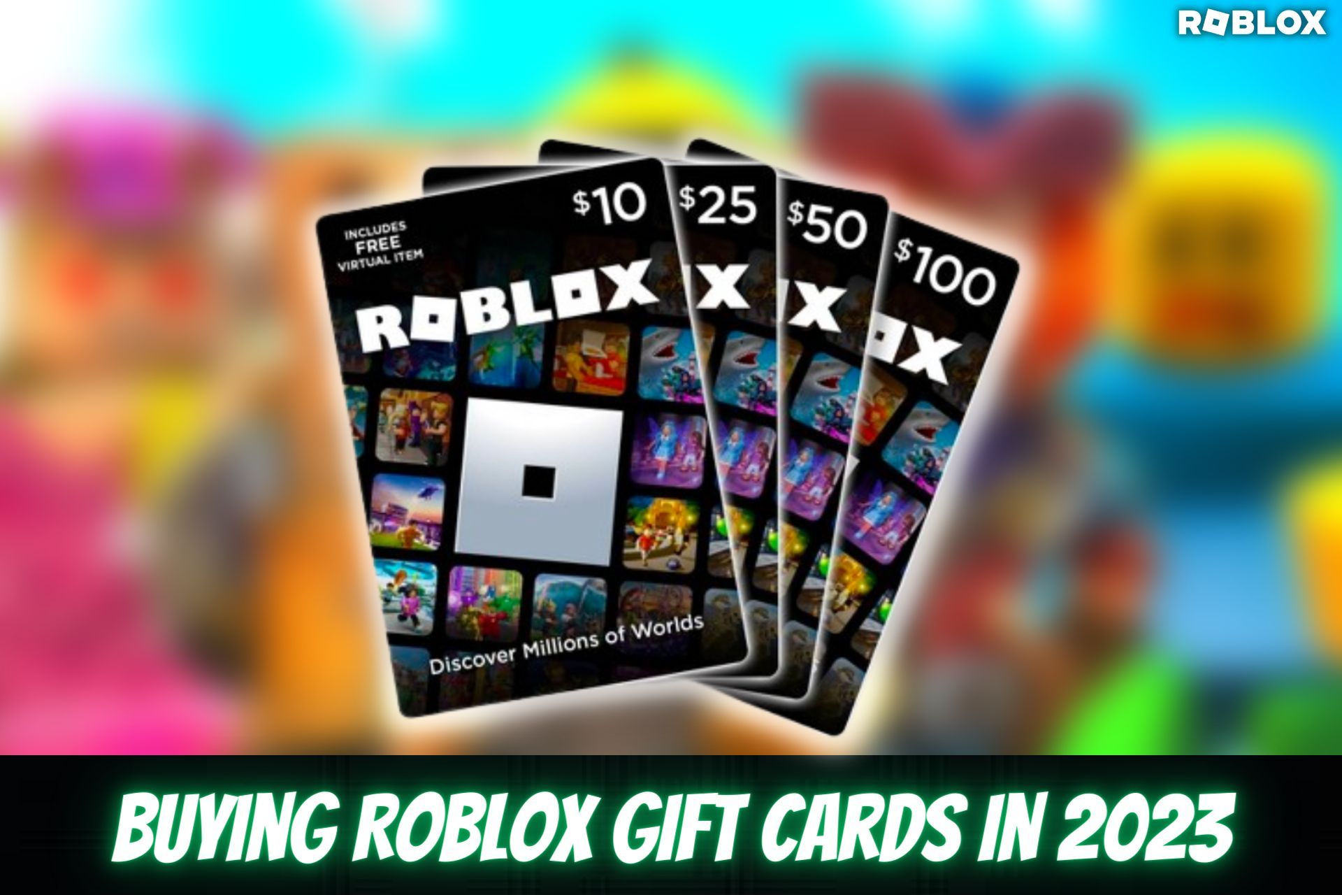 Roblox Gift Card, Fast Delivery & Reliable