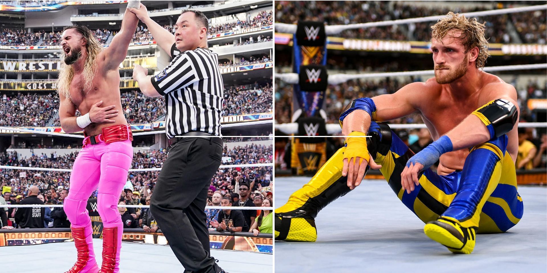 Seth Rollins defeated Logan Paul at WrestleMania 39