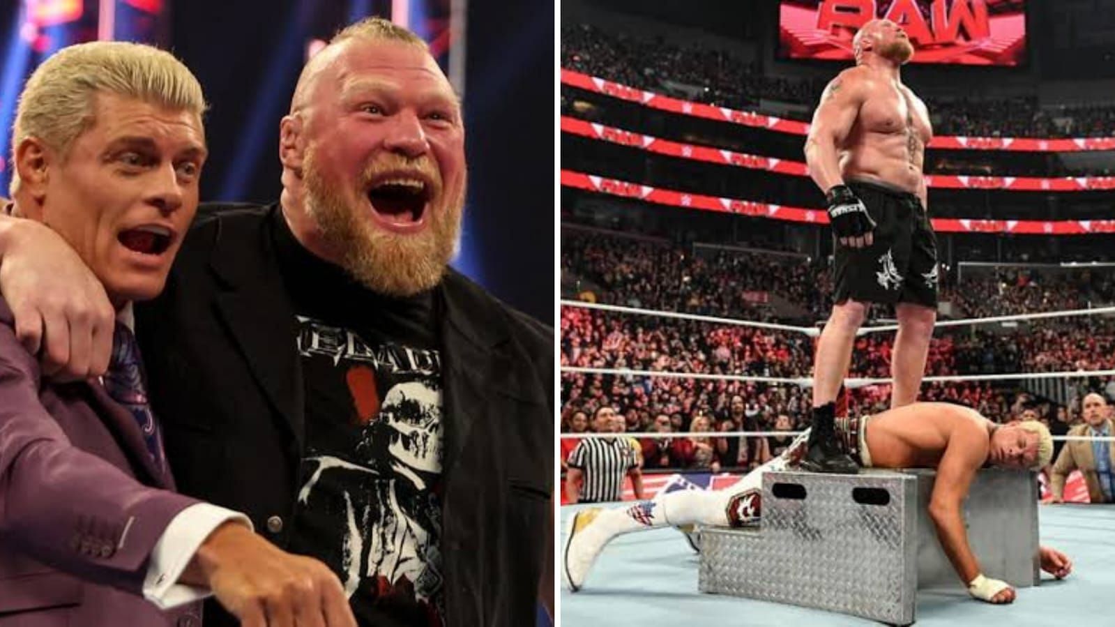 WWE legend explains why Brock Lesnar betrayed Cody Rhodes on RAW ...