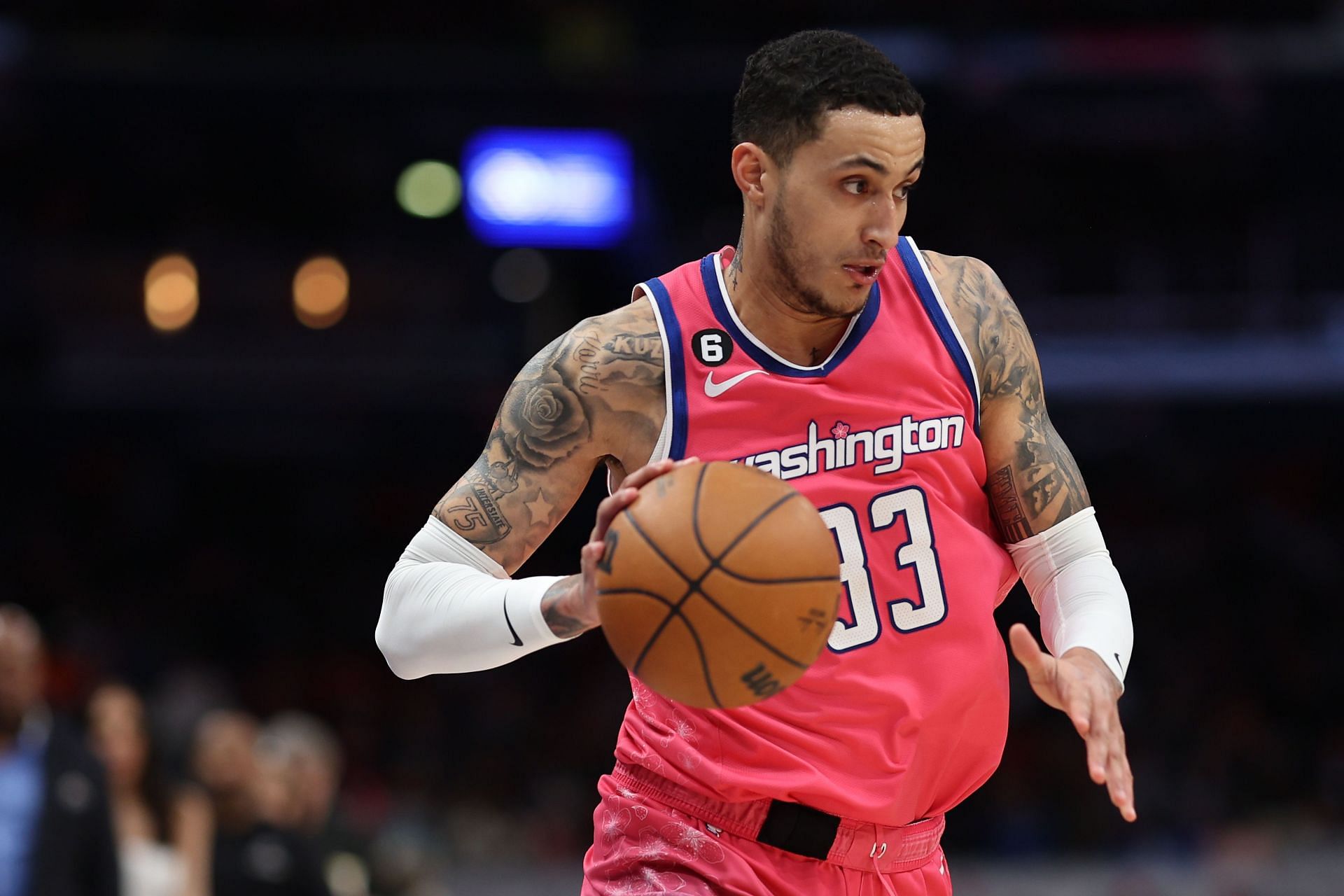 Kuzma was amazing against the Mavericks (Image via Getty Images)