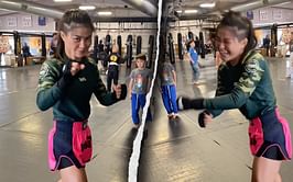 Stamp Fairtex shows her version of 1-2 combo in hilarious video
