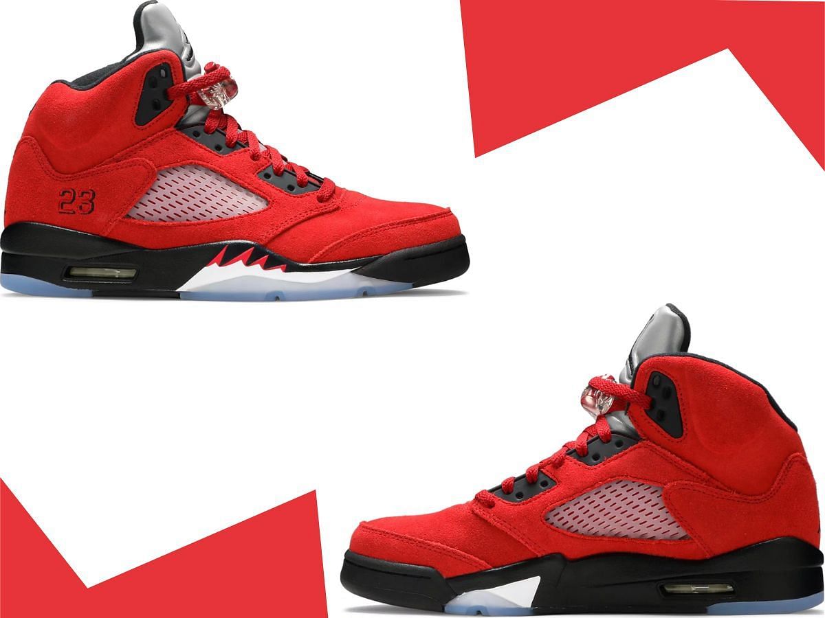 AJ 5 Retro &lsquo;Raging Bull&rsquo; (Image via GOAT)