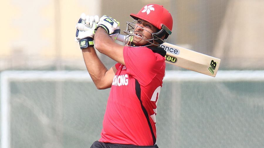 Anshuman Rath in action for Hong Kongs (PC: ESPNCricinfo)