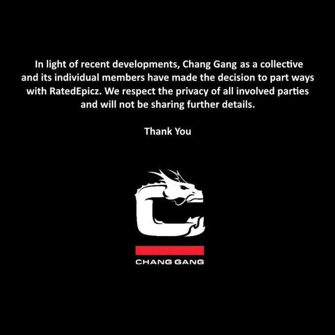 Why did RatedEpicz get permanently banned from NoPixel? Chang Gang parts ways with the streamer