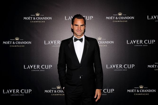 Roger Federer gets ready for Met Gala