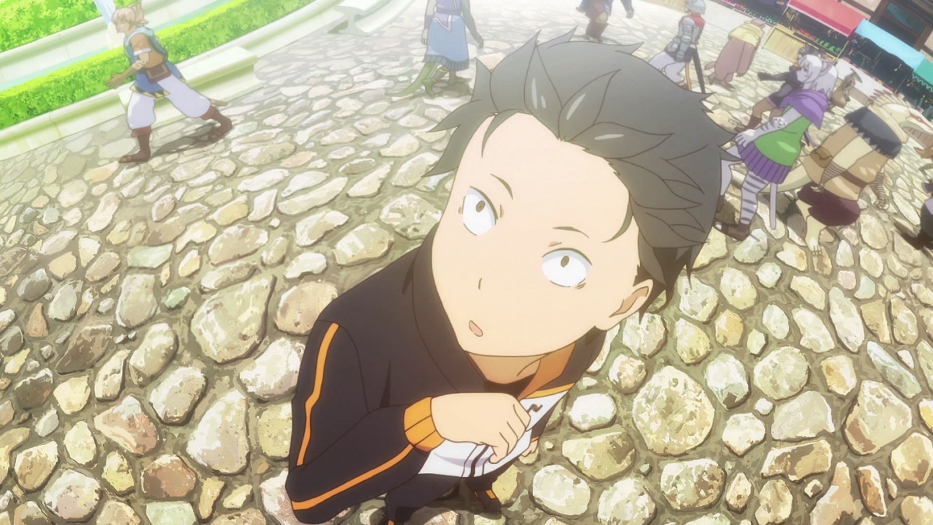 Natsuki Subaru as seen in Re:Zero (Image via White Fox)