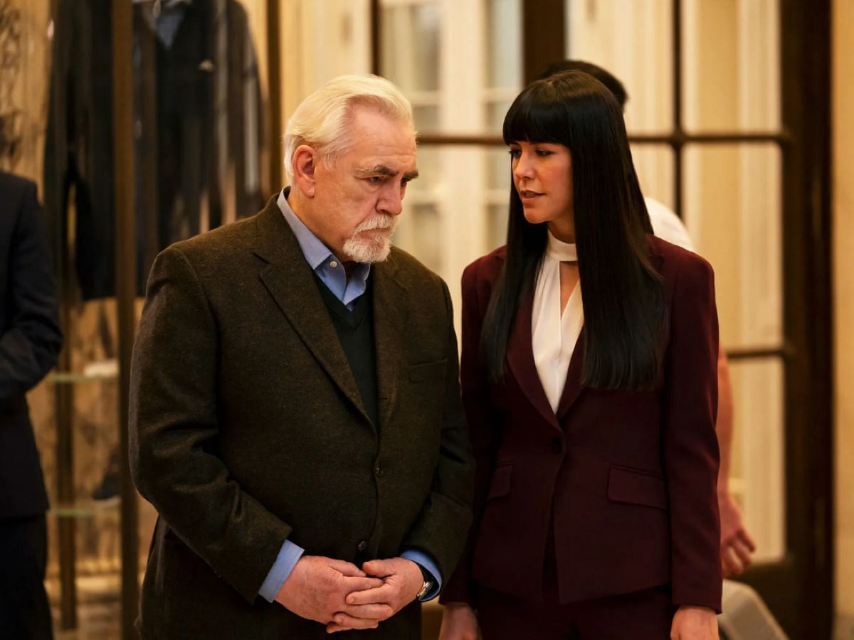 A still from Succession (Image via HBO)