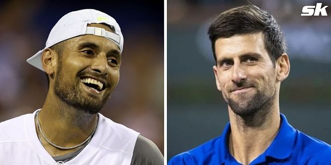 Nick Kyrgios hilariously reacts to Novak Djokovic joking about coaching him