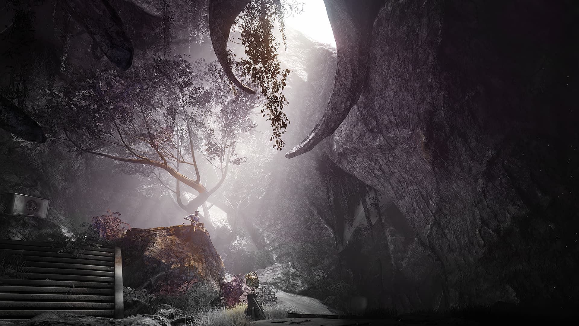 Teshin&#039;s Cave in Warframe The Duviri Paradox (Image via Digital Extremes)