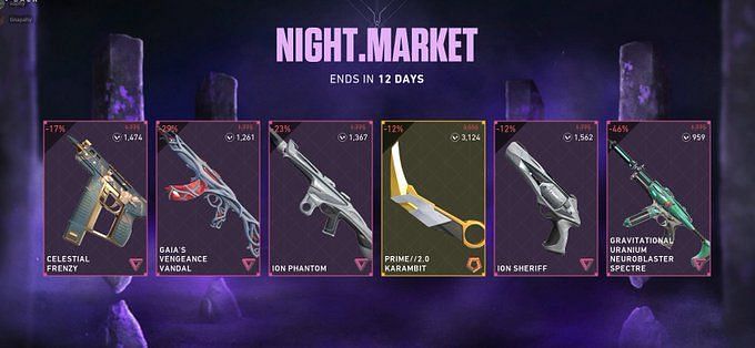 Valorant Night Market (Episode 6 Act 2) is live now: New skins, end ...