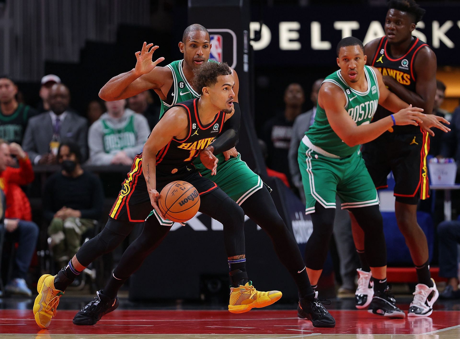 The Atlanta Hawks are heavy underdogs in the NBA Playoffs 2023 (Image via Getty Images)