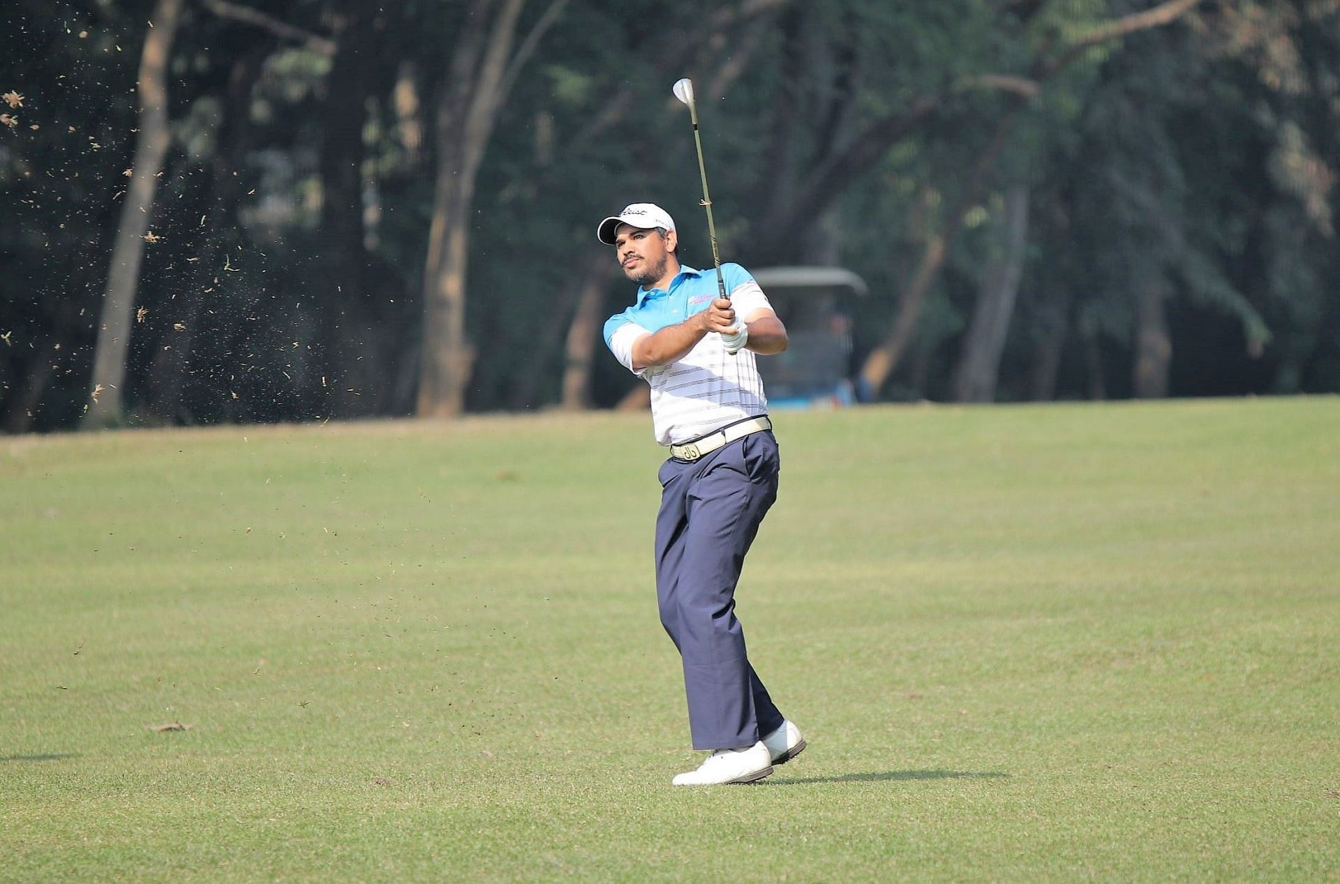 Gaganjeet Bhullar in action. File photo. Credit PGTI