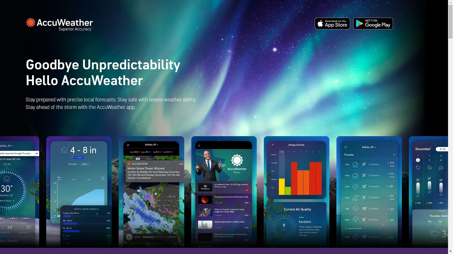 Accuweather (Image via https://app.accuweather.com/app-download)