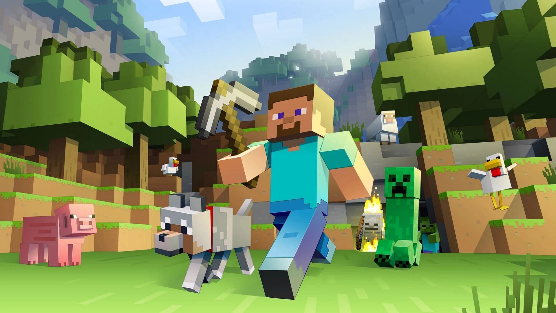 Minecraft is one of the most popular indie games of all time (Image via Mojang)