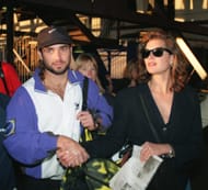 The former couple at the 1994 US Open