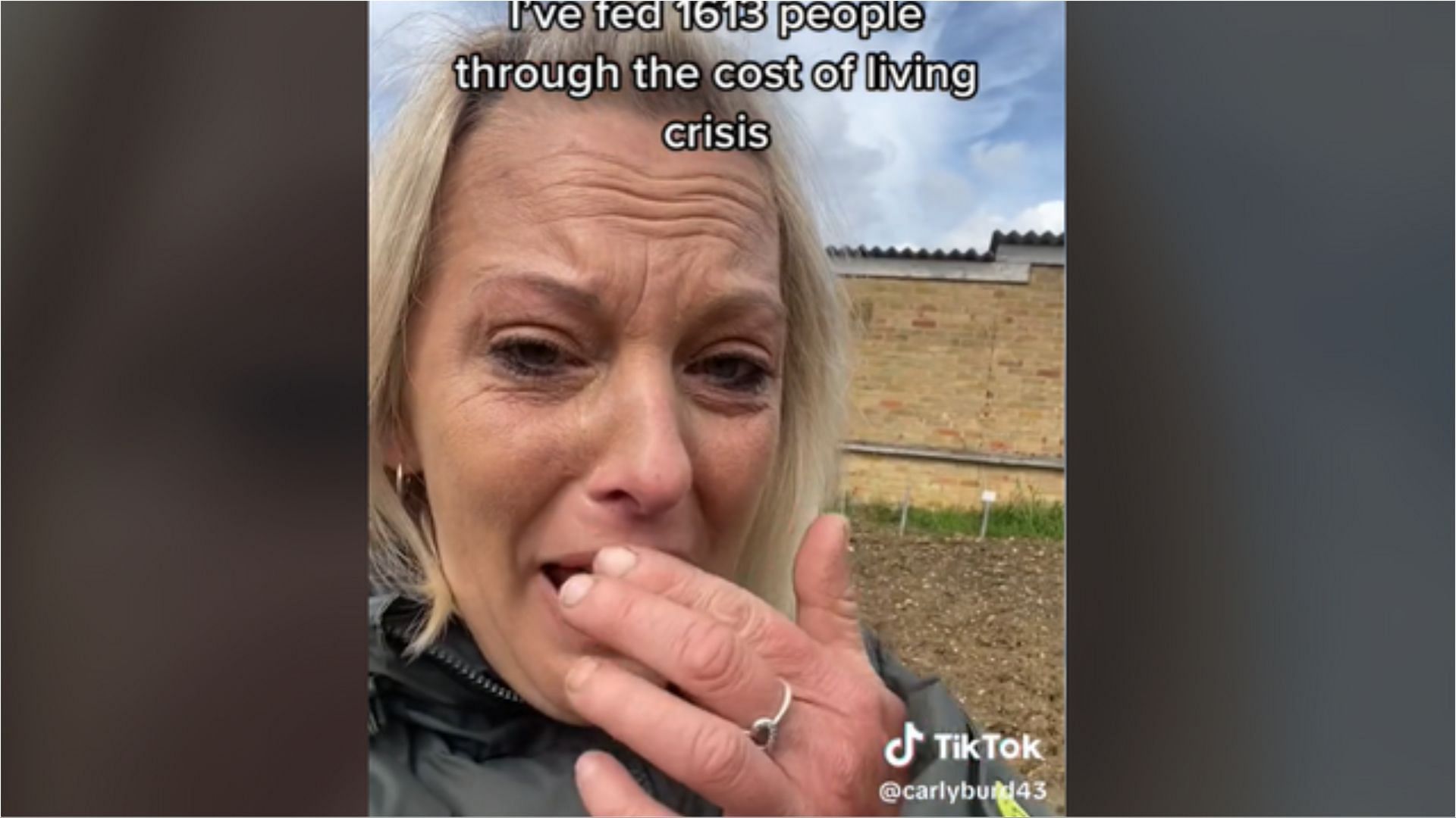 Carly Burd has launched a GoFundMe page after her garden was destroyed (Image via mbga_uk/Twitter)