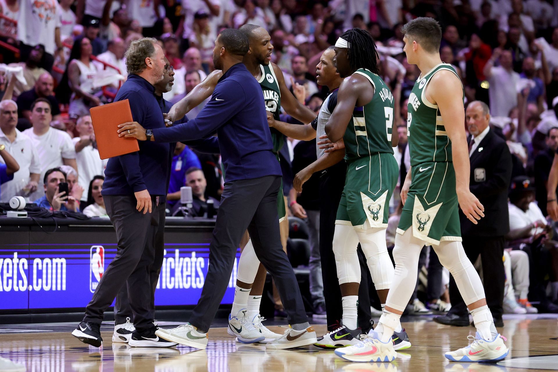 Milwaukee Bucks v Miami Heat - Game Three